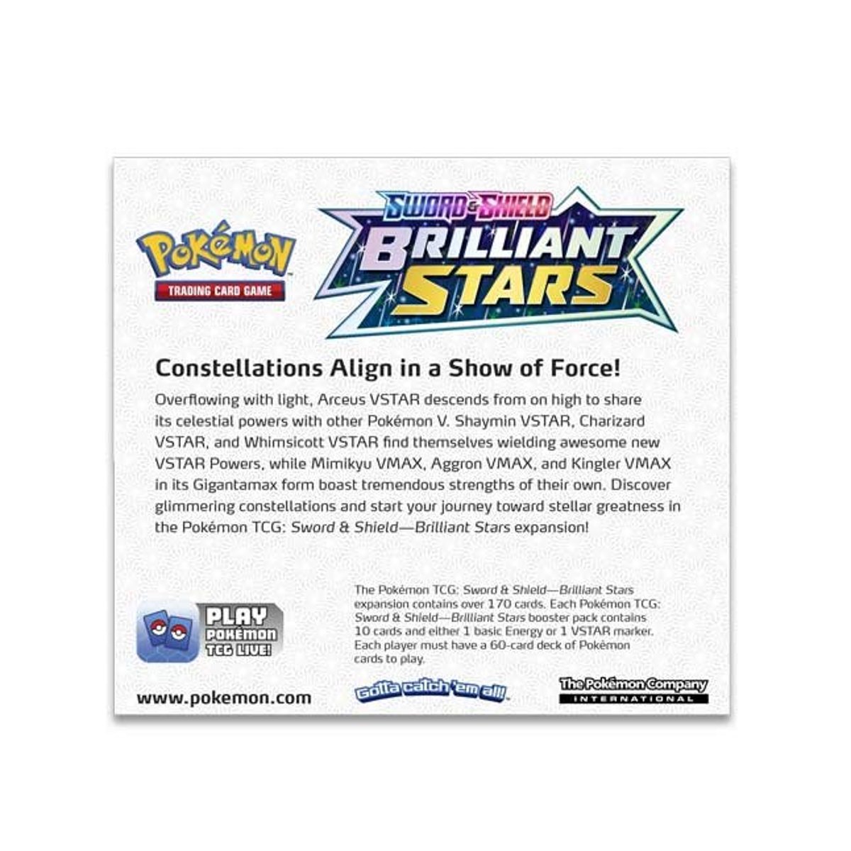 Pokémon TCG: Sword & Shield-Brilliant Stars Booster Display Box